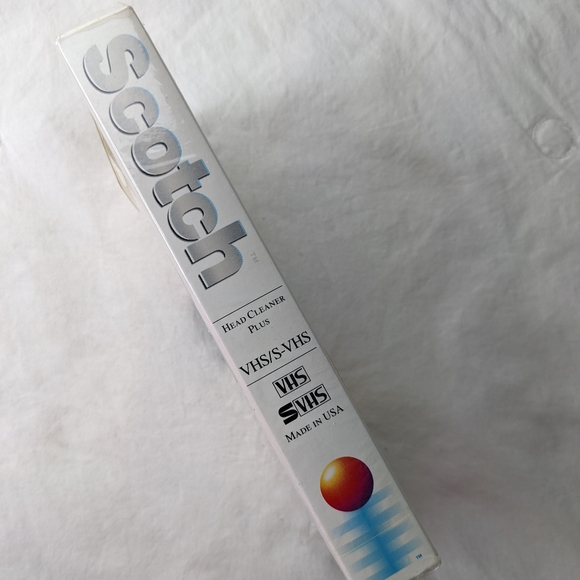 Scotch Other Scotch Vhs Vintage Head Cleaner Plus Vhs Tapes
